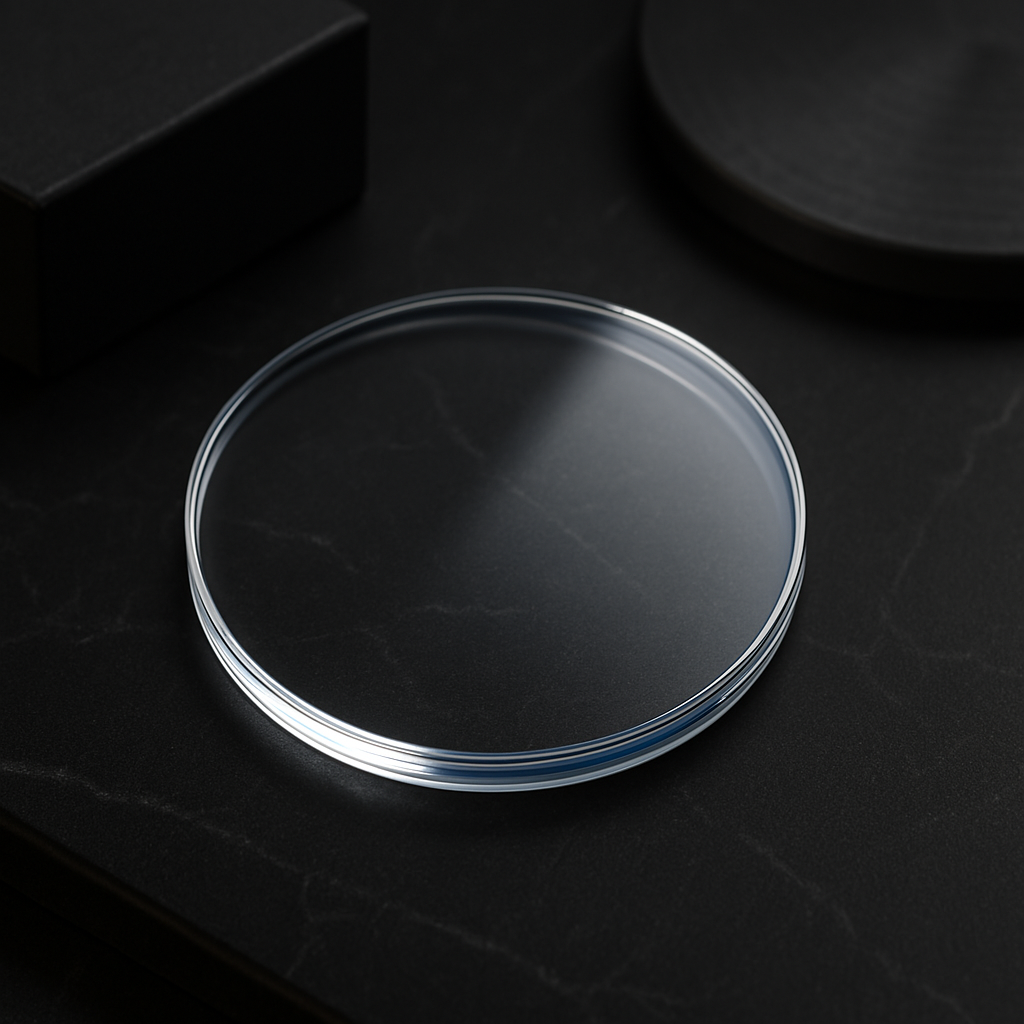 Cristal mineral Reward VIP utilizado na construção dos modelos de relógios masculinos