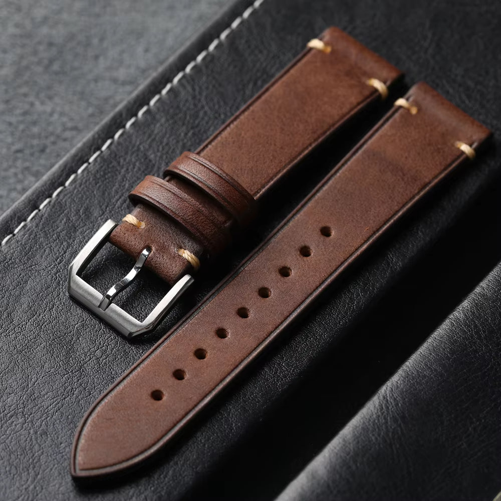 Relógio Pulseira de Couro Masculino