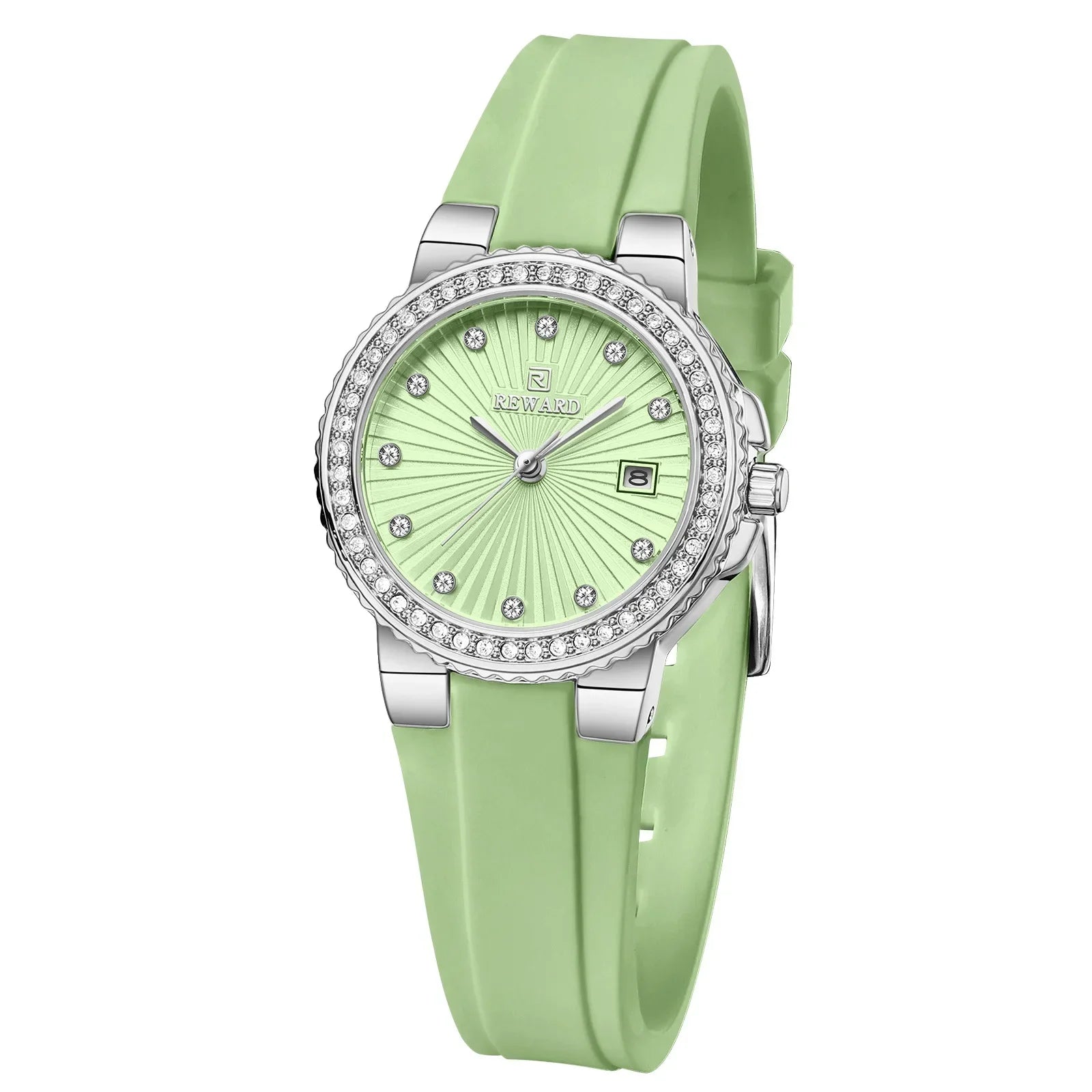 Relógio Feminino Pequeno Reward VIP Éclat Green 26mm
