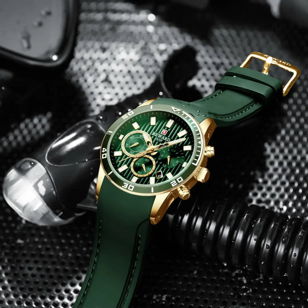 Pulseira em silicone verde – Aurion Sport da Reward Vip