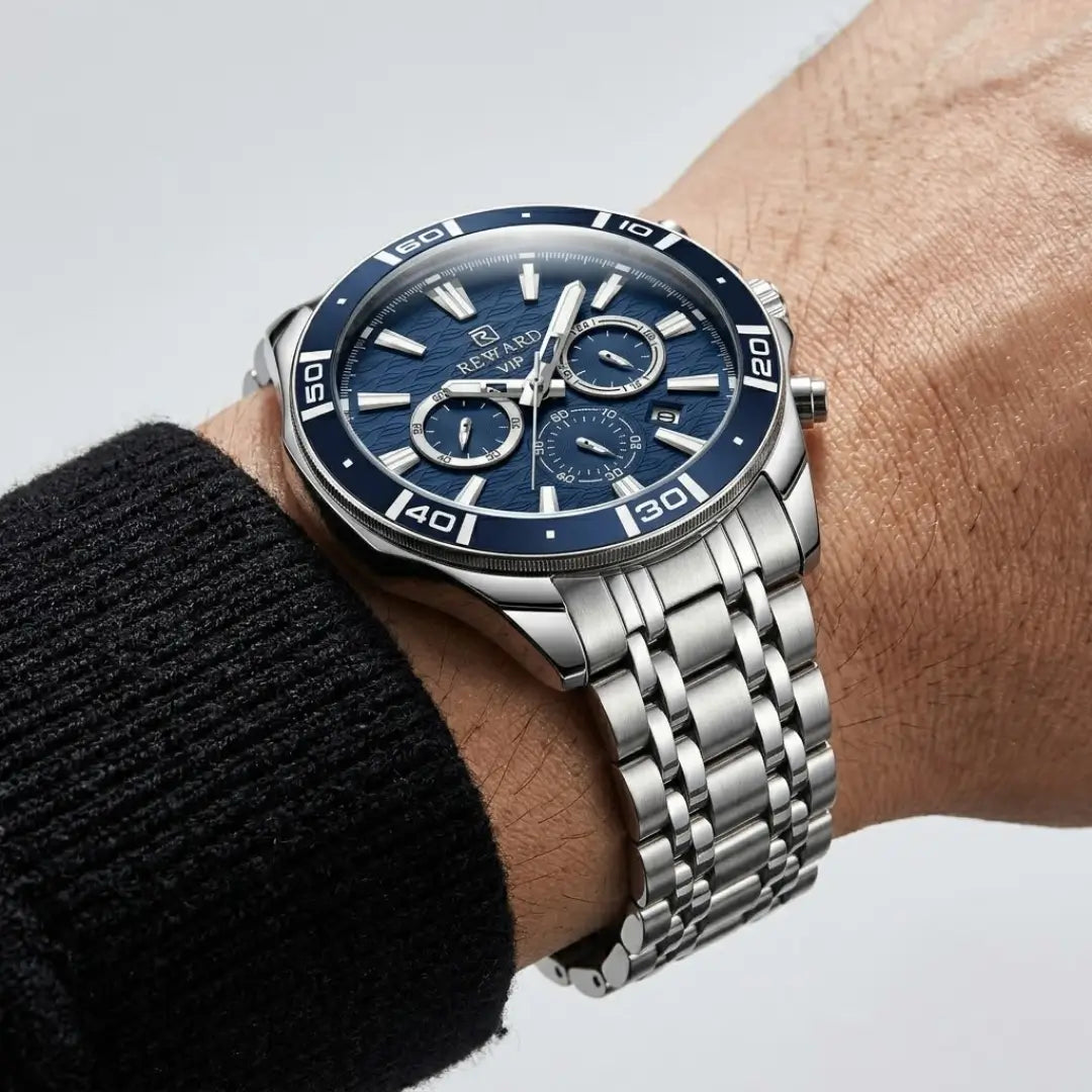 Essence Silver Blue 44mm