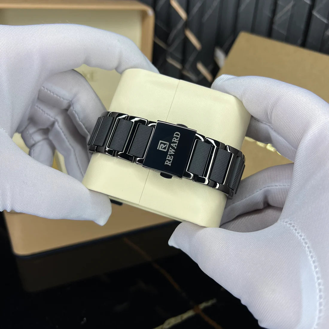 Relógio Esportivo Masculino Cronos Black 45 mm