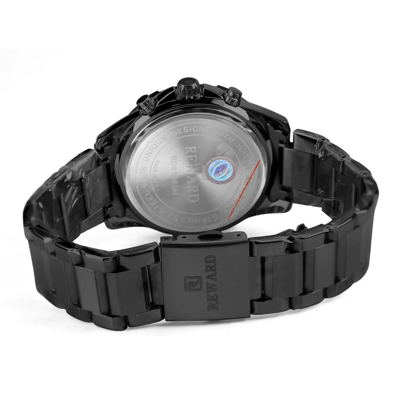 Relógio Casual Masculino Preto Aurion 44 mm