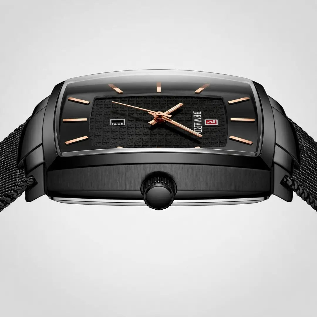 Monaco Date Black 37mm
