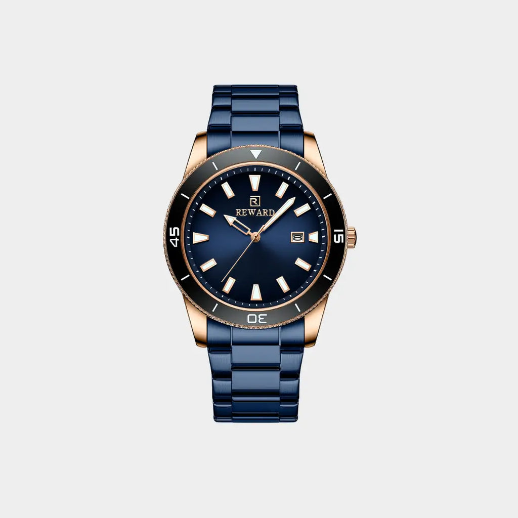 Relógio Casual Masculino Azul | Reward VIP Heritage 42mm