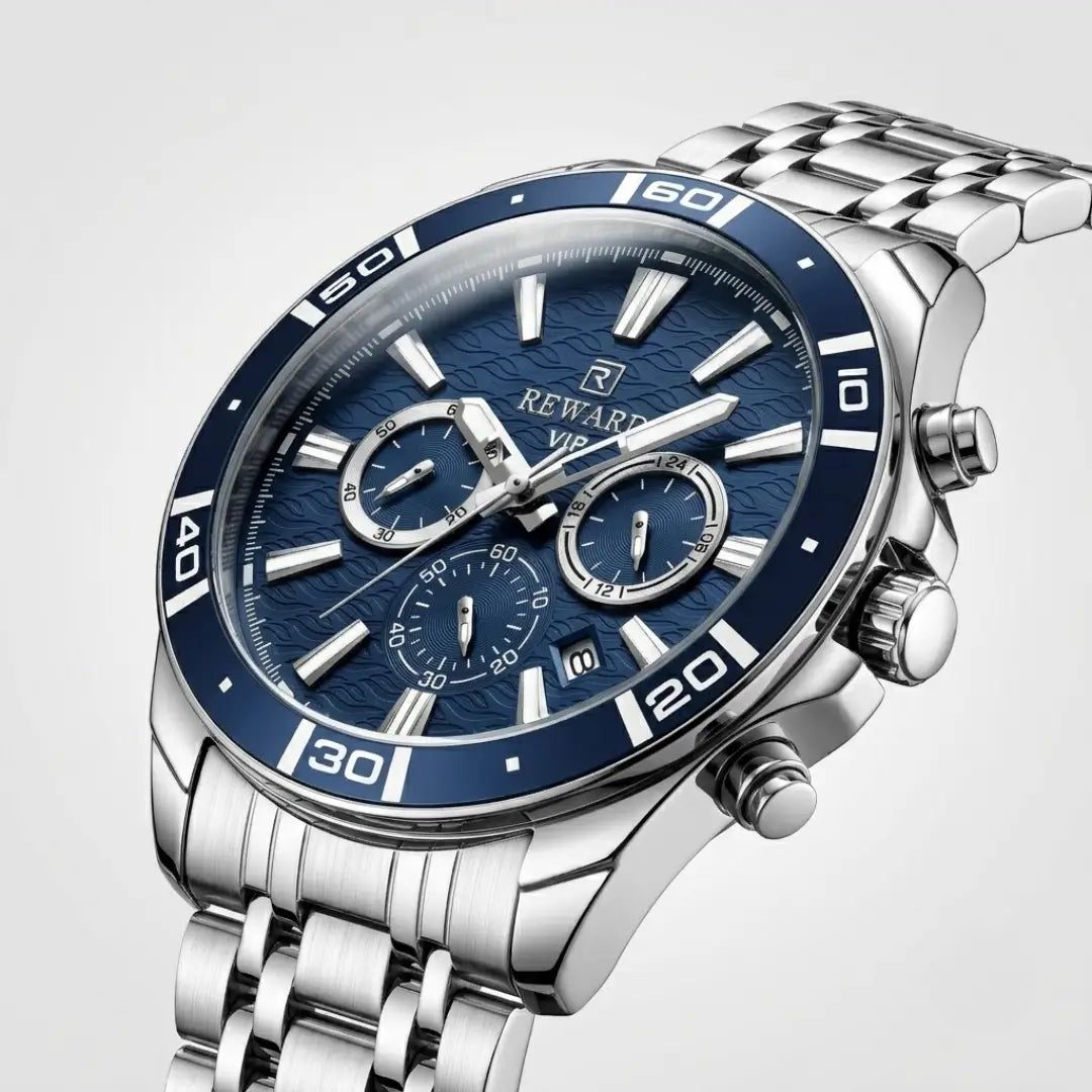 Essence Silver Blue 44mm