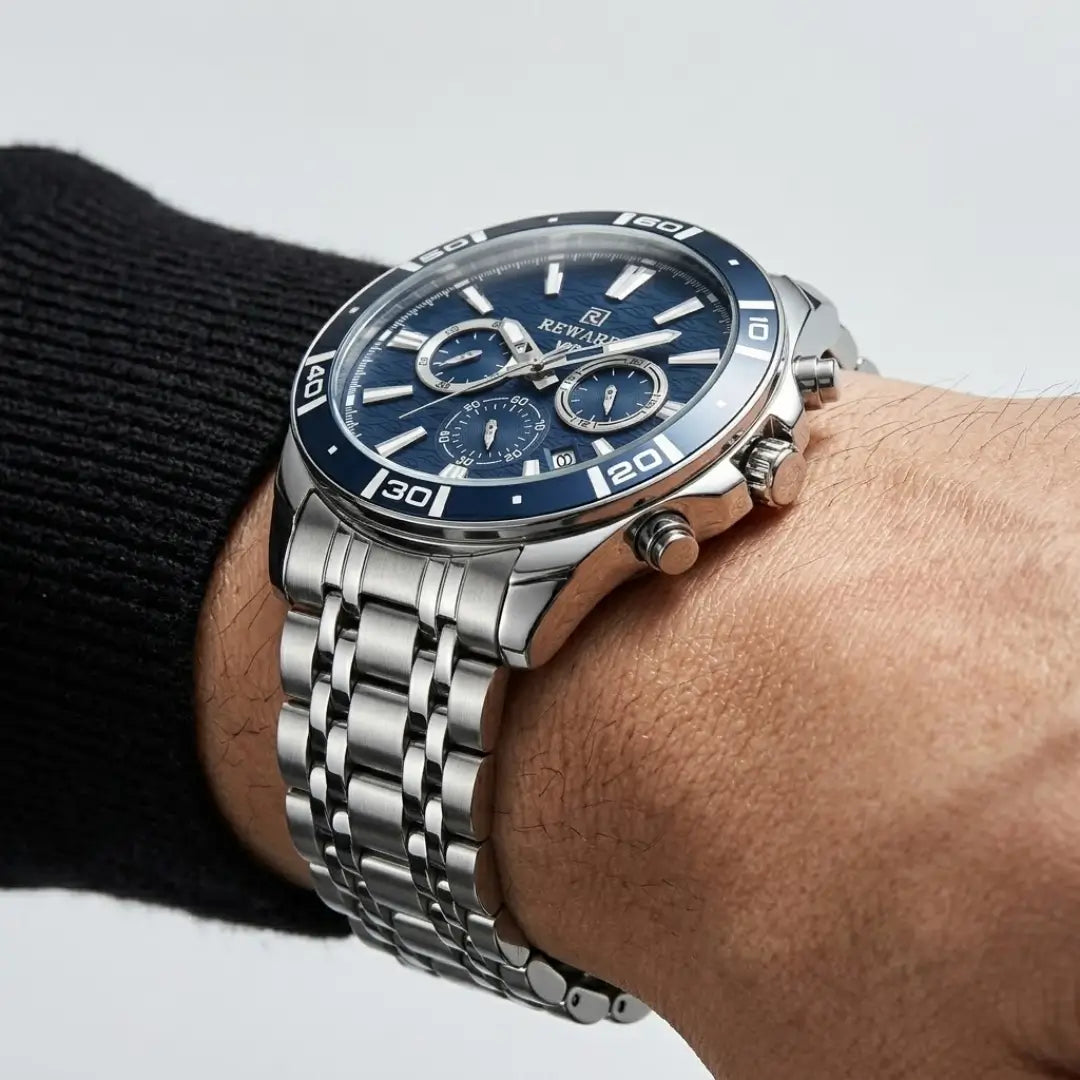 Essence Silver Blue 44mm