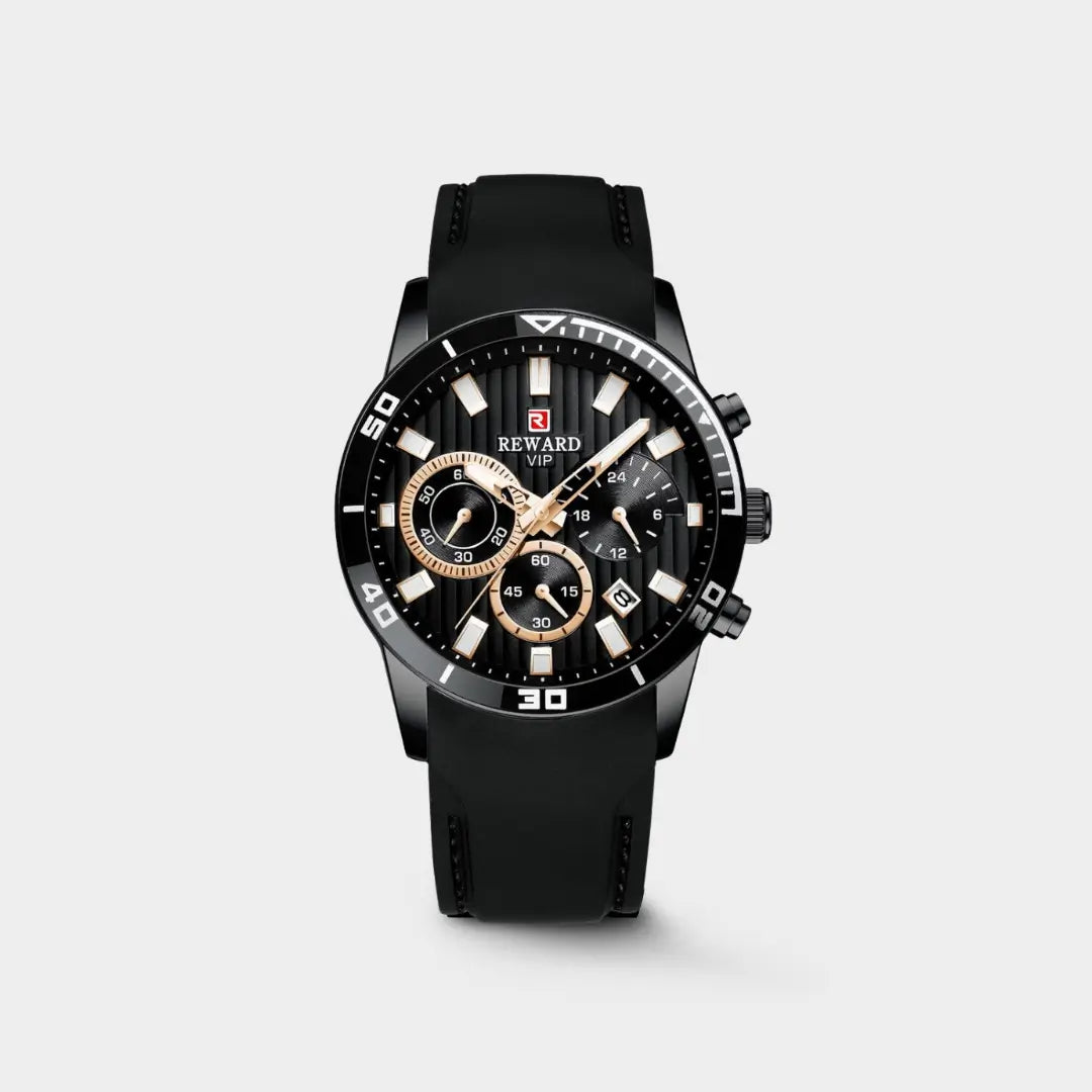 Relógio Esportivo Masculino Preto Aurion Sport 44mm