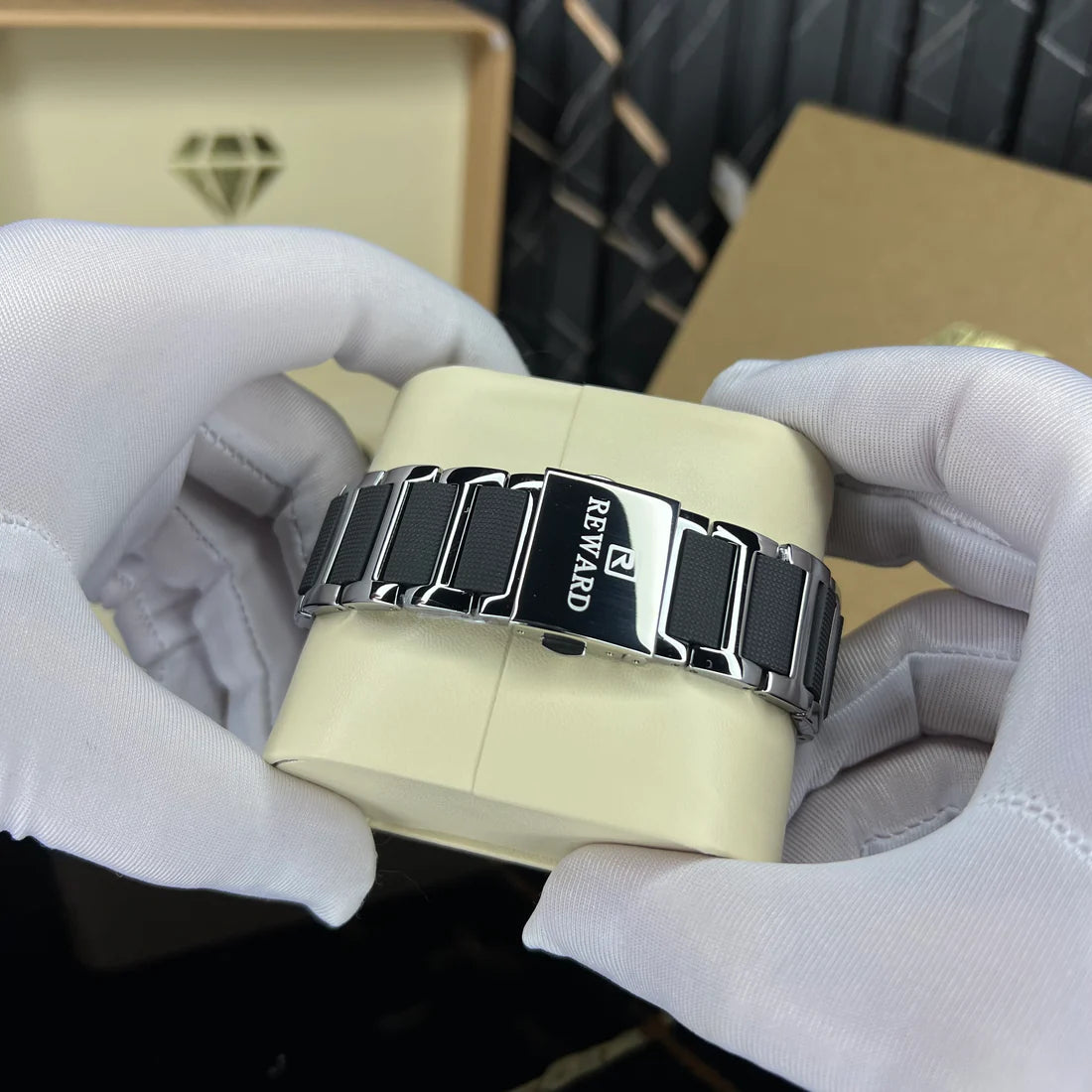 Relógio Esportivo Masculino Cronos Silver 45 mm