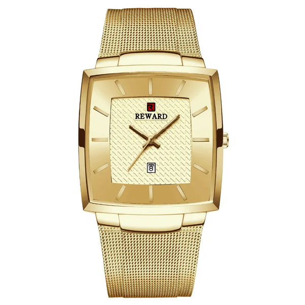 Relógio Masculino Dourado Reward VIP Monaco Day-date