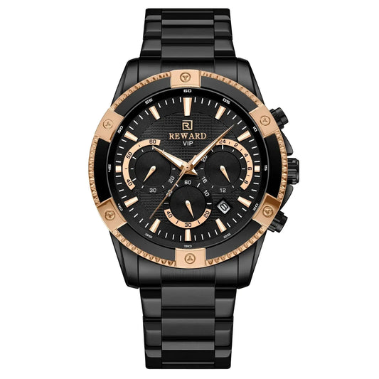 Relógio Masculino Reward Vip Vanguard Black