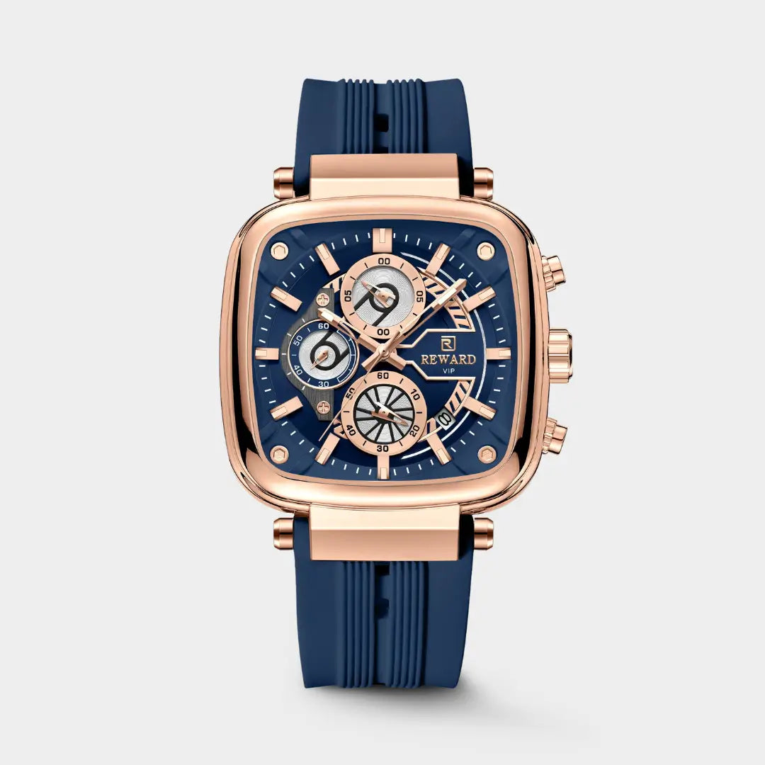 Relógio Masculino Esportivo Azul Monaco Sport 44mm