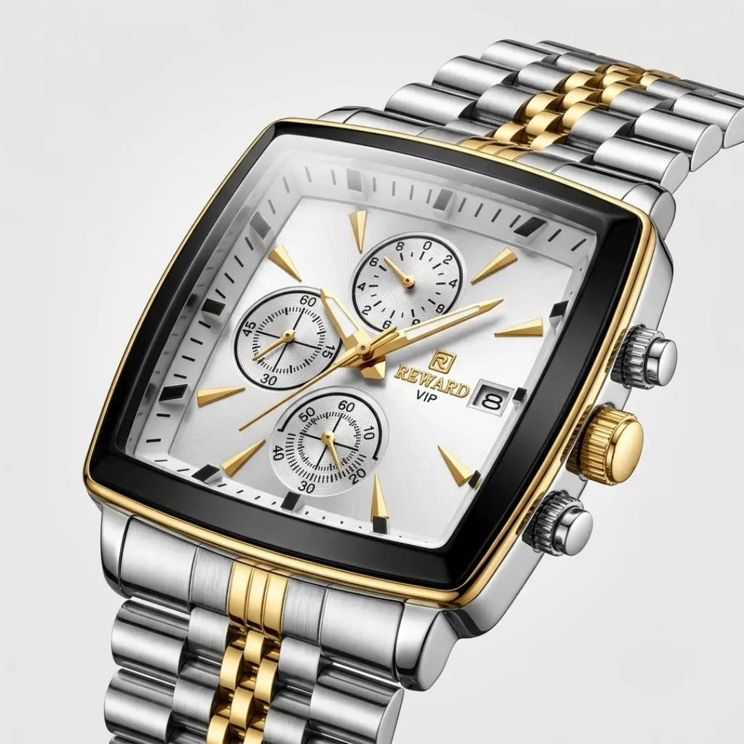 Monaco Chronograph Silver Gold 40mm