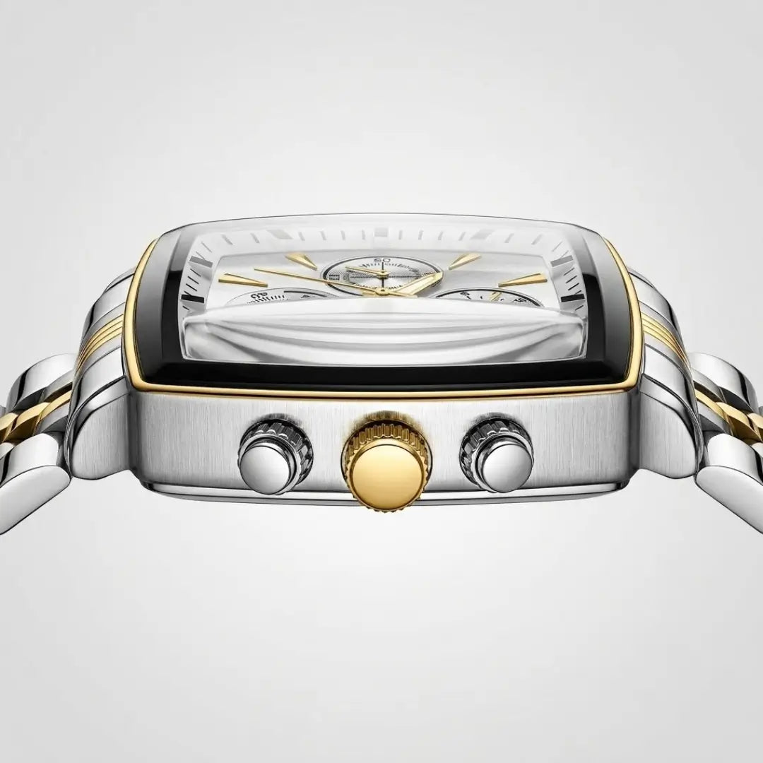 Monaco Chronograph Silver Gold 40mm