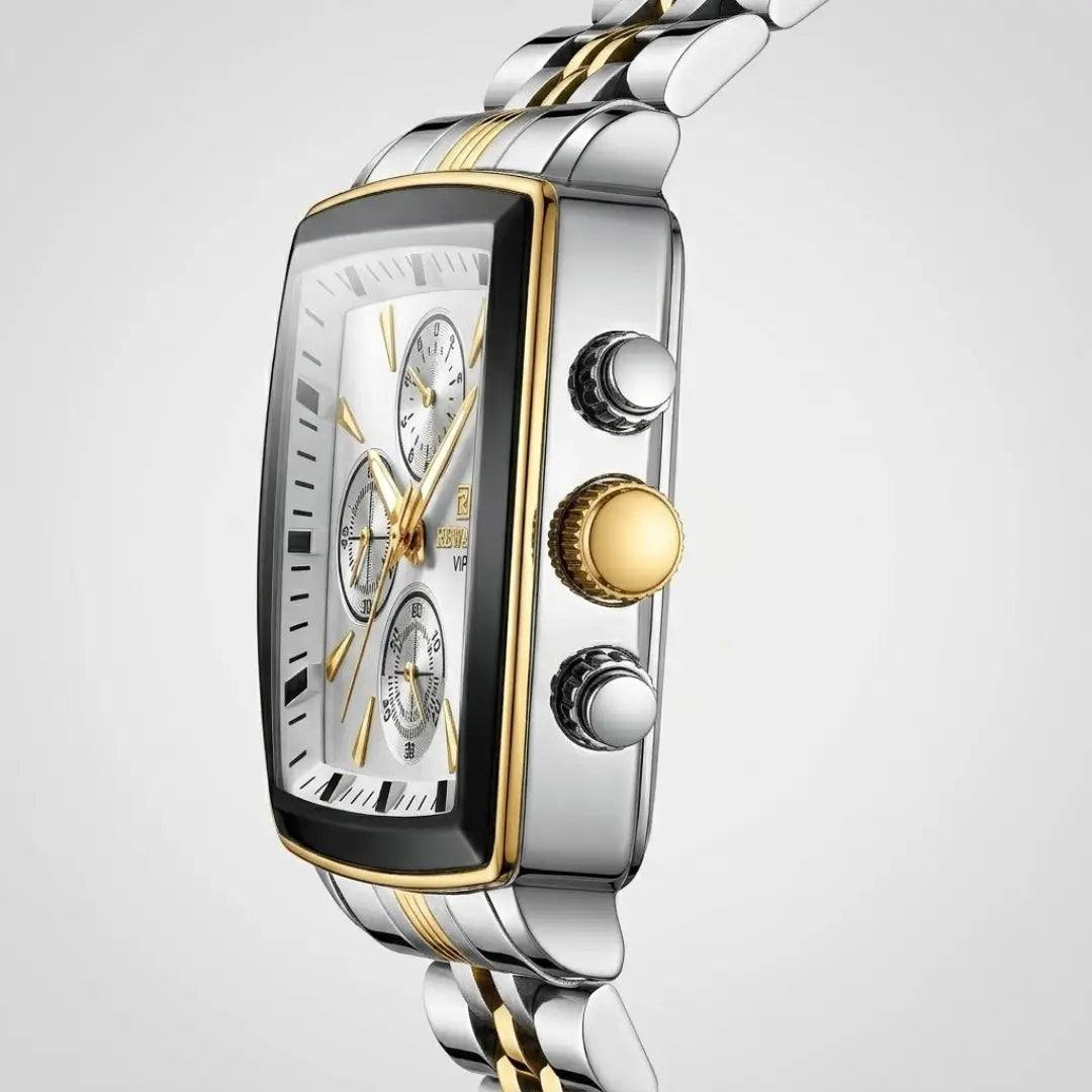 Monaco Chronograph Silver Gold 40mm