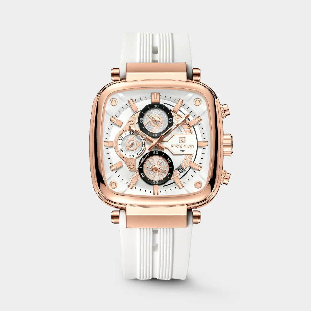 Relógio Masculino Esportivo Rose Gold Monaco Sport 44mm