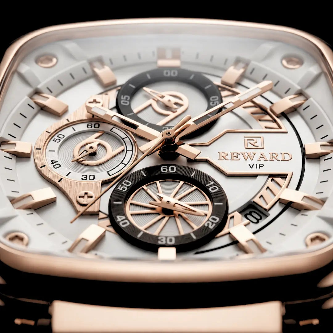Relógio Masculino Esportivo Rose Gold Monaco Sport 44mm