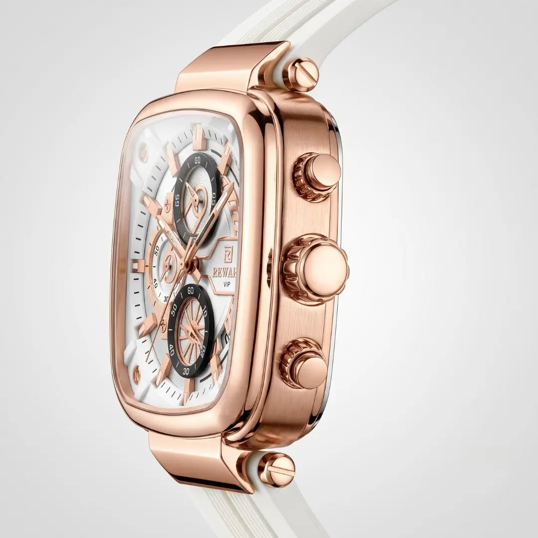 Relógio Masculino Esportivo Rose Gold Monaco Sport 44mm