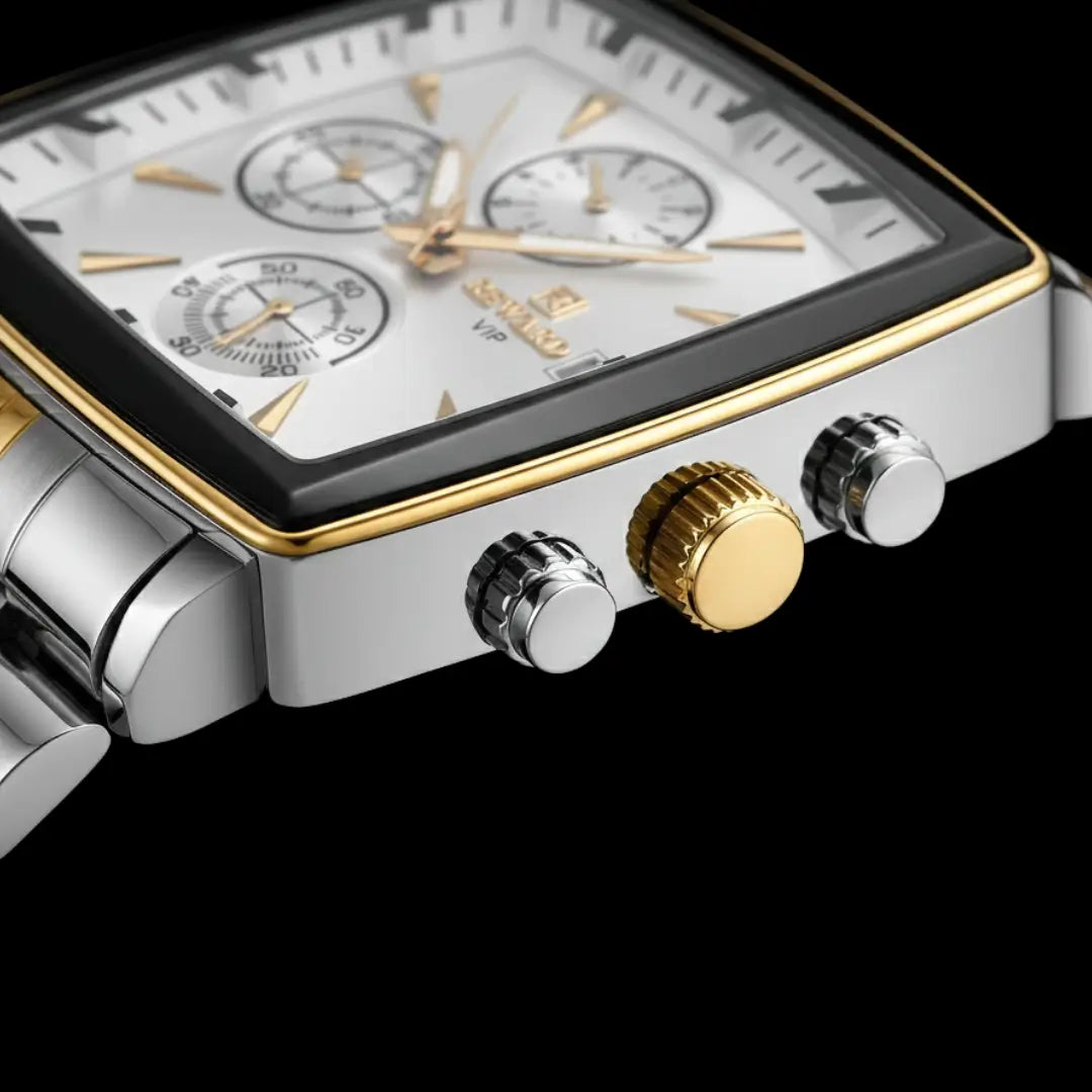 Relógio Quadrado Masculino Monaco Chronograph 40 mm