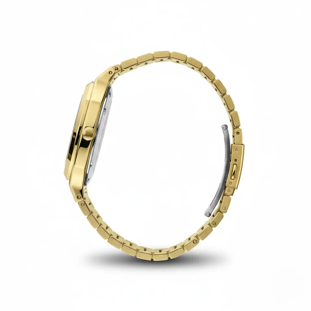 Relógio Social Masculino Dourado Signature 38mm