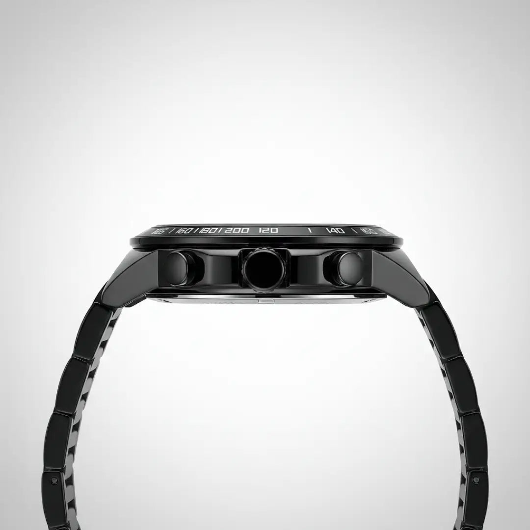 Relógio Casual Masculino Preto Reward VIP Magnus 45 mm