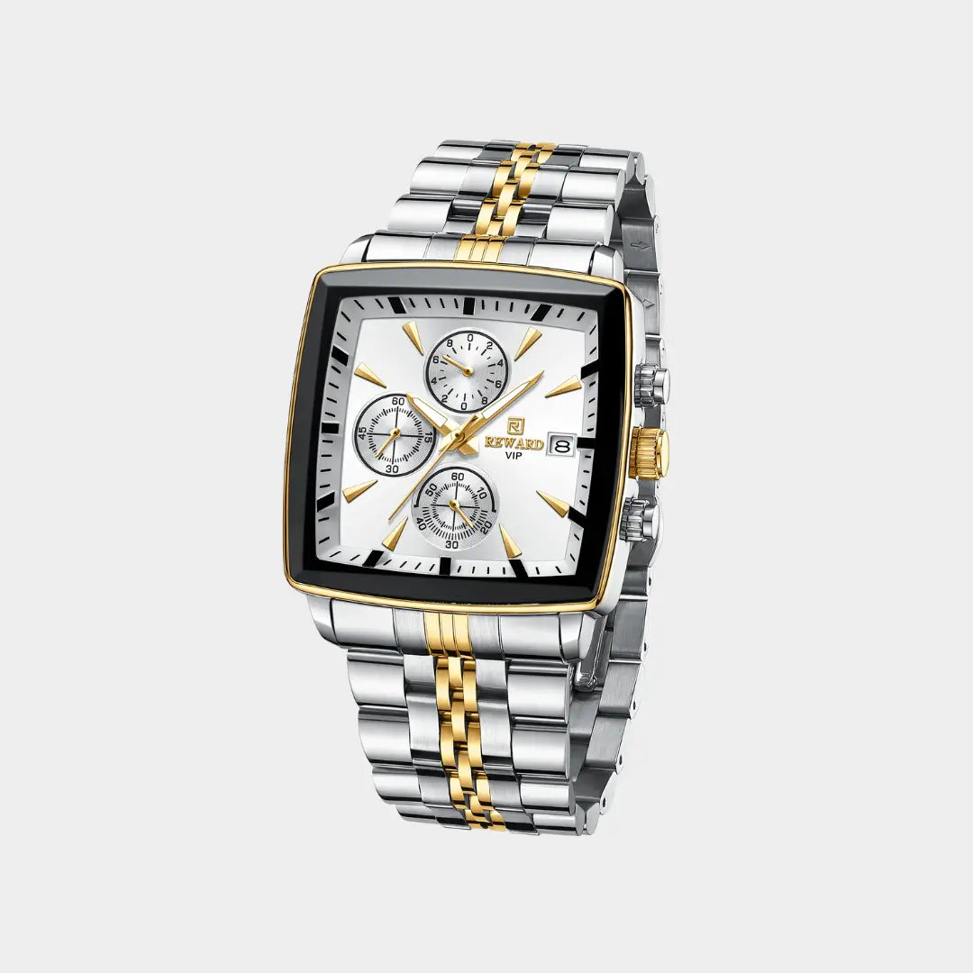 Relógio Quadrado Masculino Monaco Chronograph 40 mm